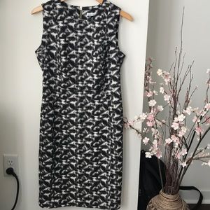Calvin Klein Jacquard Sheath Dress
